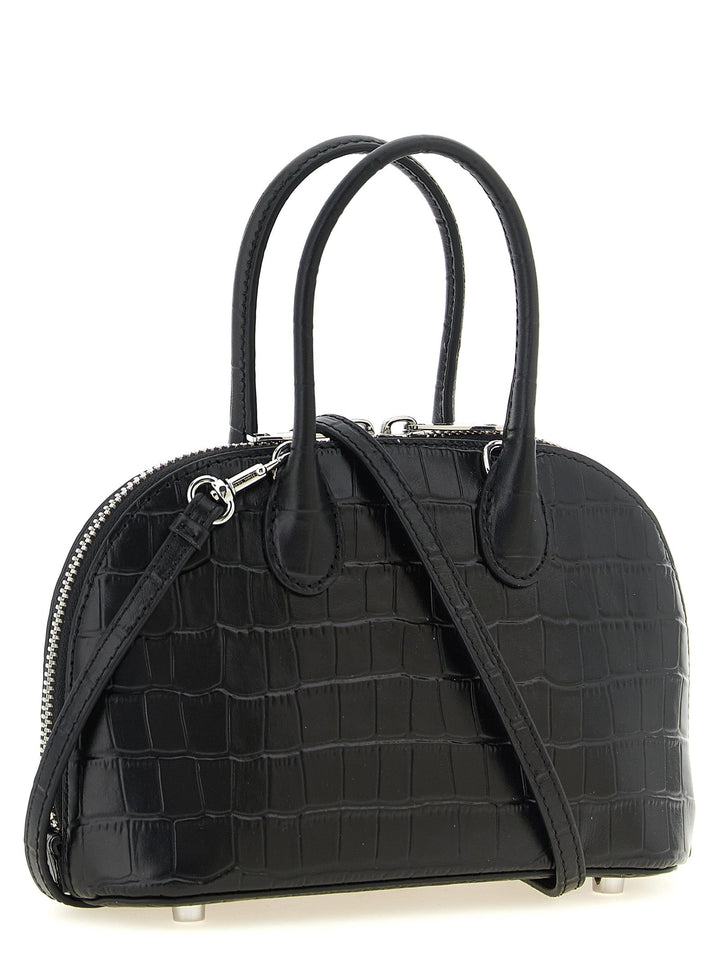 Women’s Self-portrait Black Cowhide Handbag