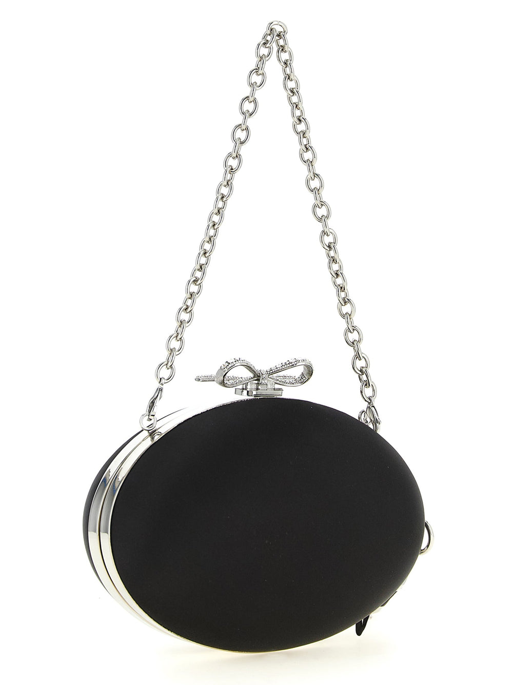 Women’s Self-portrait Black Polyester Clutch Bag
