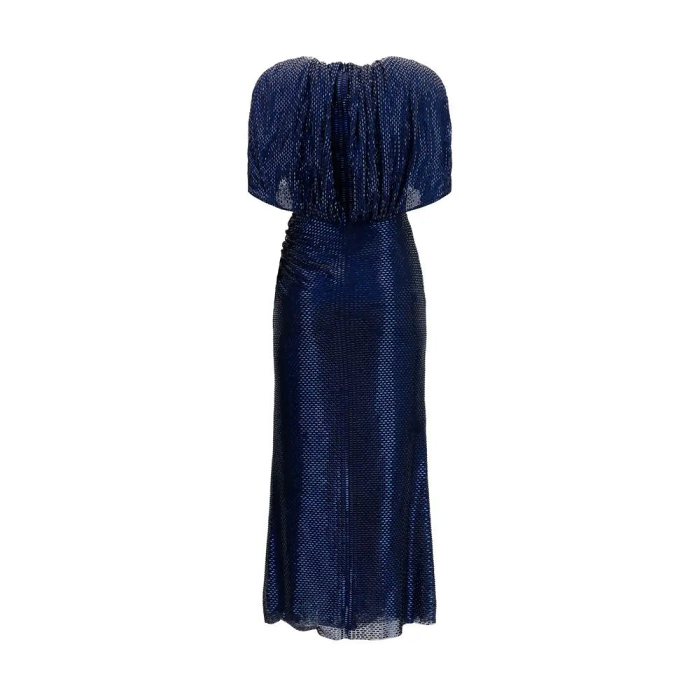 Women’s Self-portrait Blue Polyester Cocktail Dress