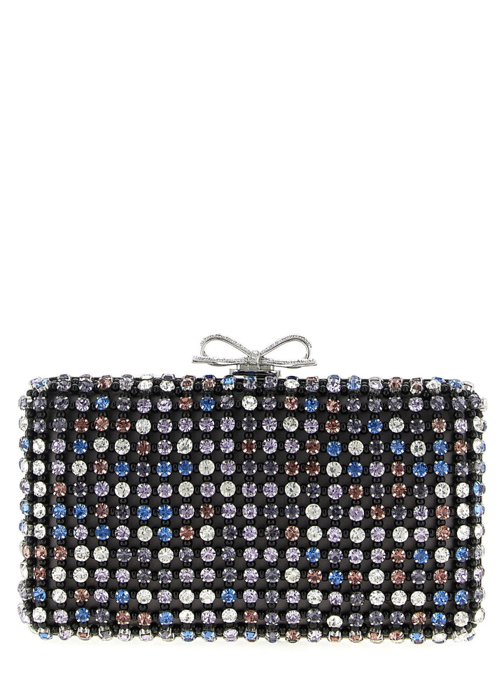 Women’s Self-portrait Multicolor Polyester Clutch Bag