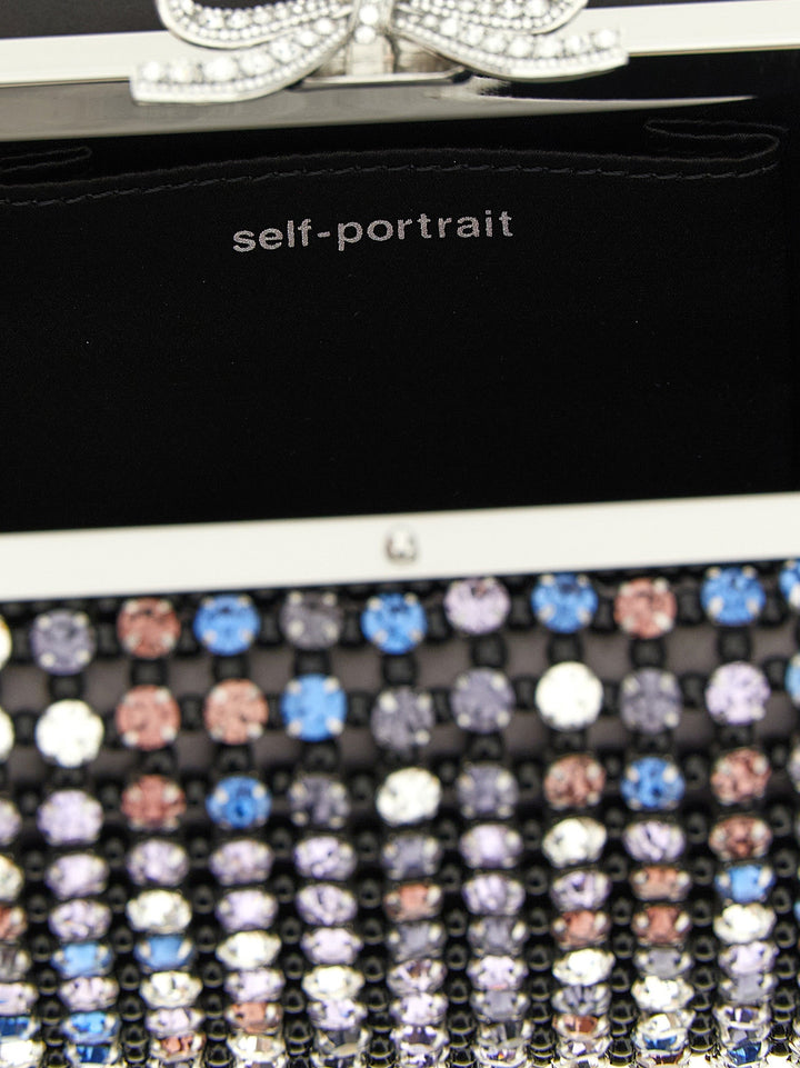 Women’s Self-portrait Multicolor Polyester Clutch Bag
