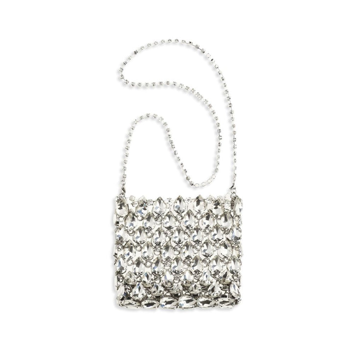 Women’s Self-portrait Silver Polyester Shoulder Bag
