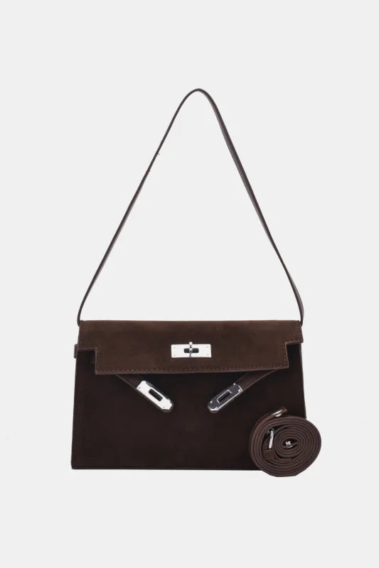 Trendsi Bags Shoulder bags - Sleek Small PU Leather Suede Bag