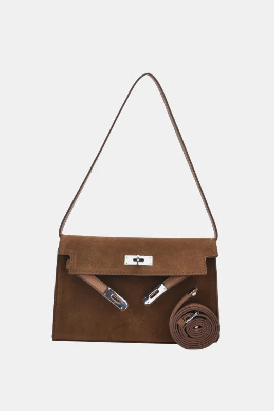 Trendsi Bags Shoulder bags - Sleek Small PU Leather Suede Bag