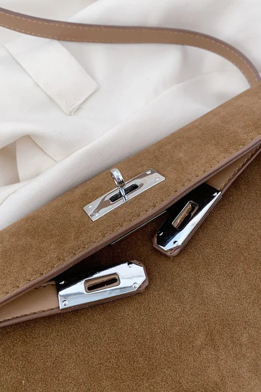 Trendsi Bags Shoulder bags - Sleek Small PU Leather Suede Bag