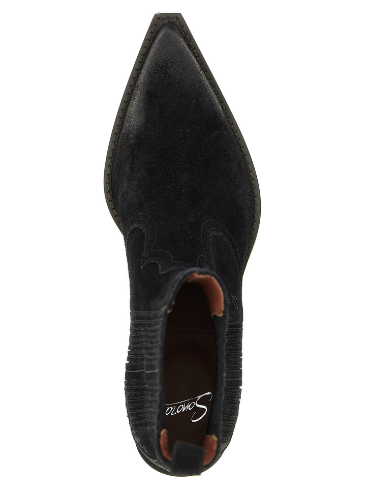 Women’s Sonora Black Calfskin Chelsea Boots