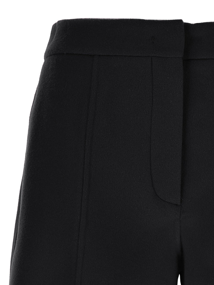 Women’s Sportmax Black Virgin Wool Bermuda Shorts