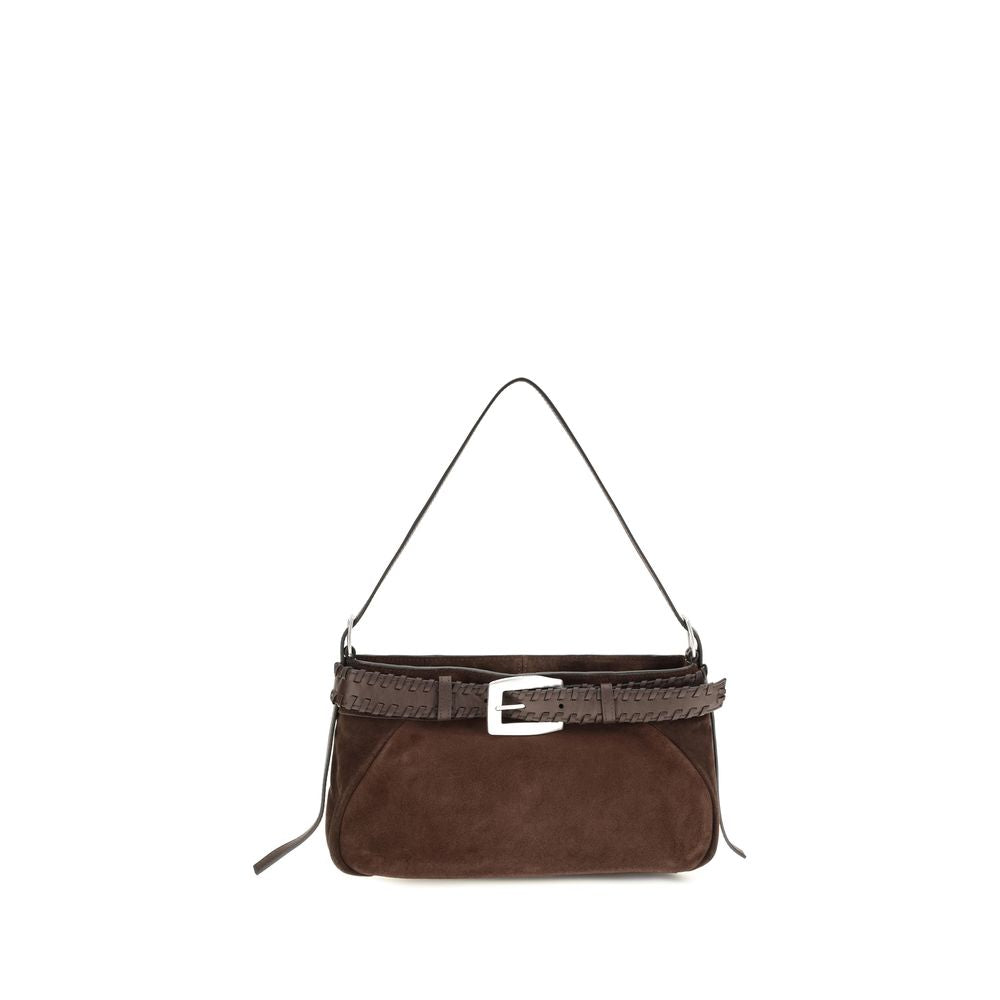 Women’s Staud Brown Lamb Ovis Aries Shoulder Bag