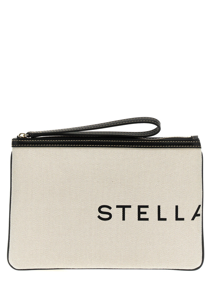 Women’s Stella Mccartney Beige Cotton Clutch Bag