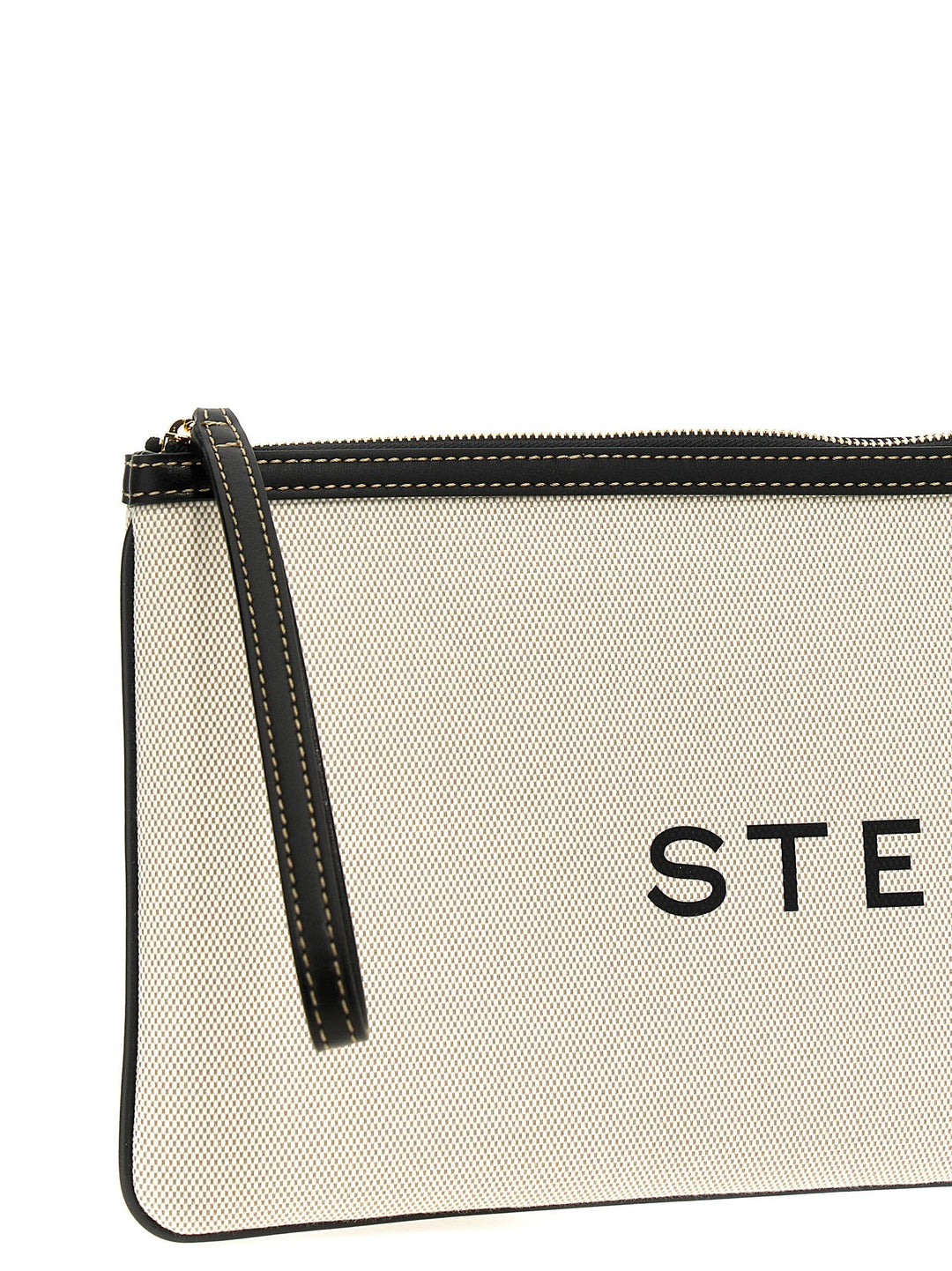 Women’s Stella Mccartney Beige Cotton Clutch Bag