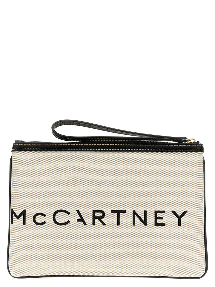 Women’s Stella Mccartney Beige Cotton Clutch Bag