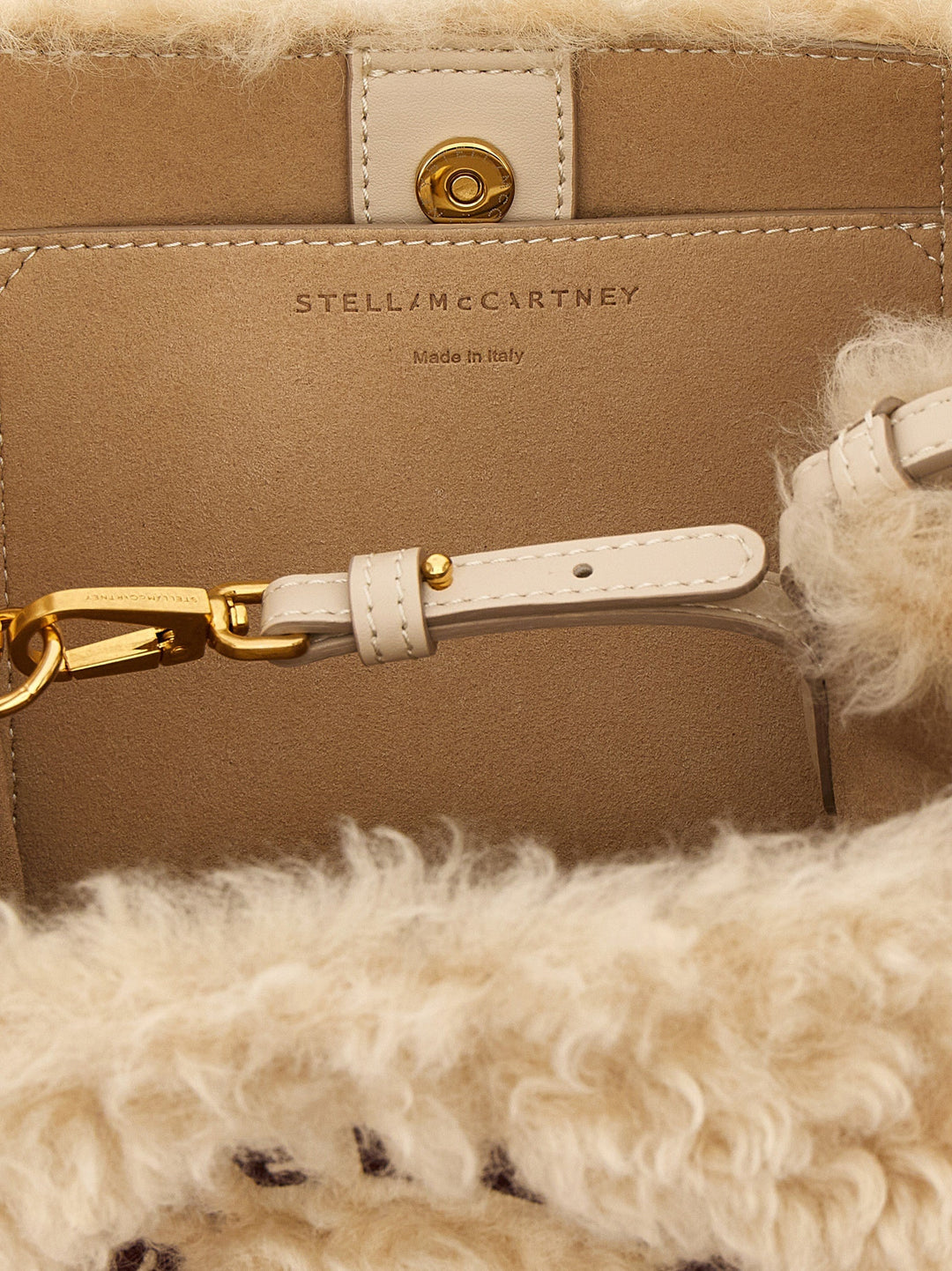 Women’s Stella Mccartney Beige Polyester Shoulder Bag