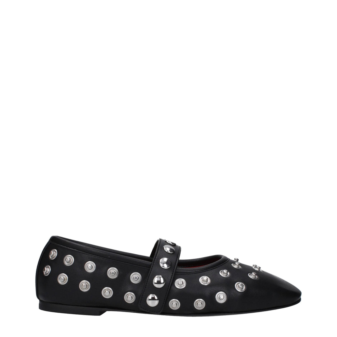 Women’s Stella Mccartney Black Leather Ballet Flats