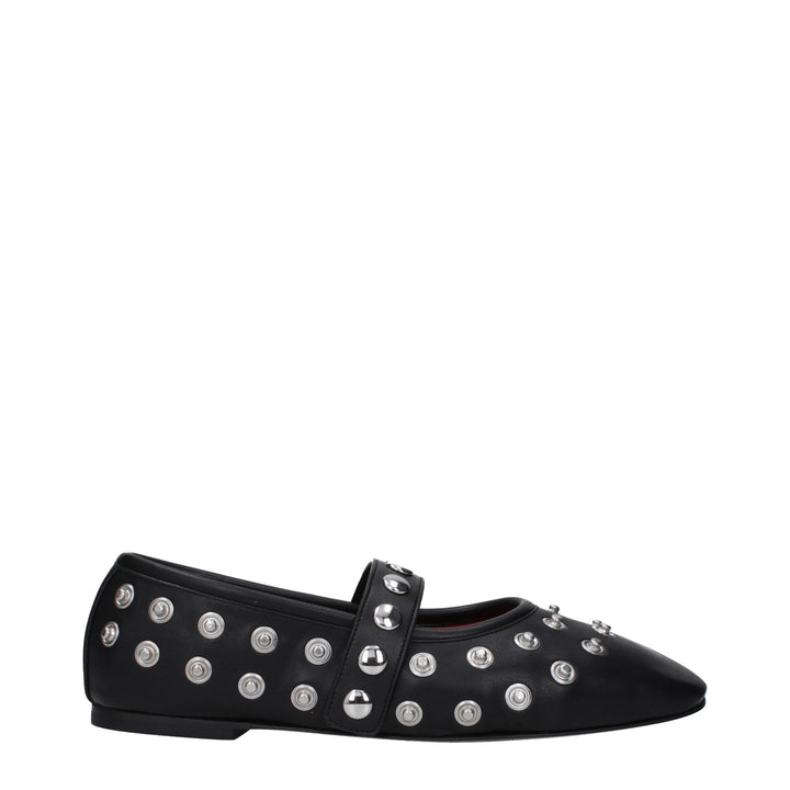 Women’s Stella Mccartney Black Leather Ballet Flats