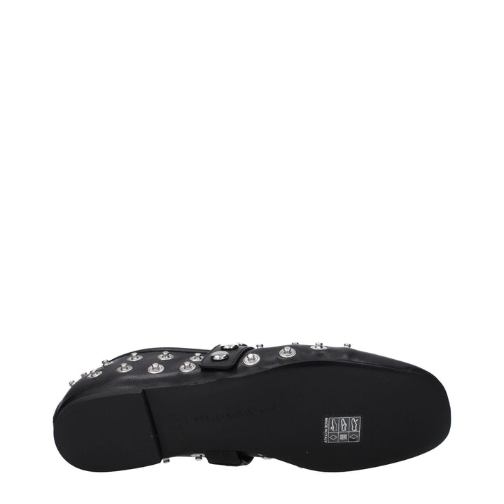 Women’s Stella Mccartney Black Leather Ballet Flats