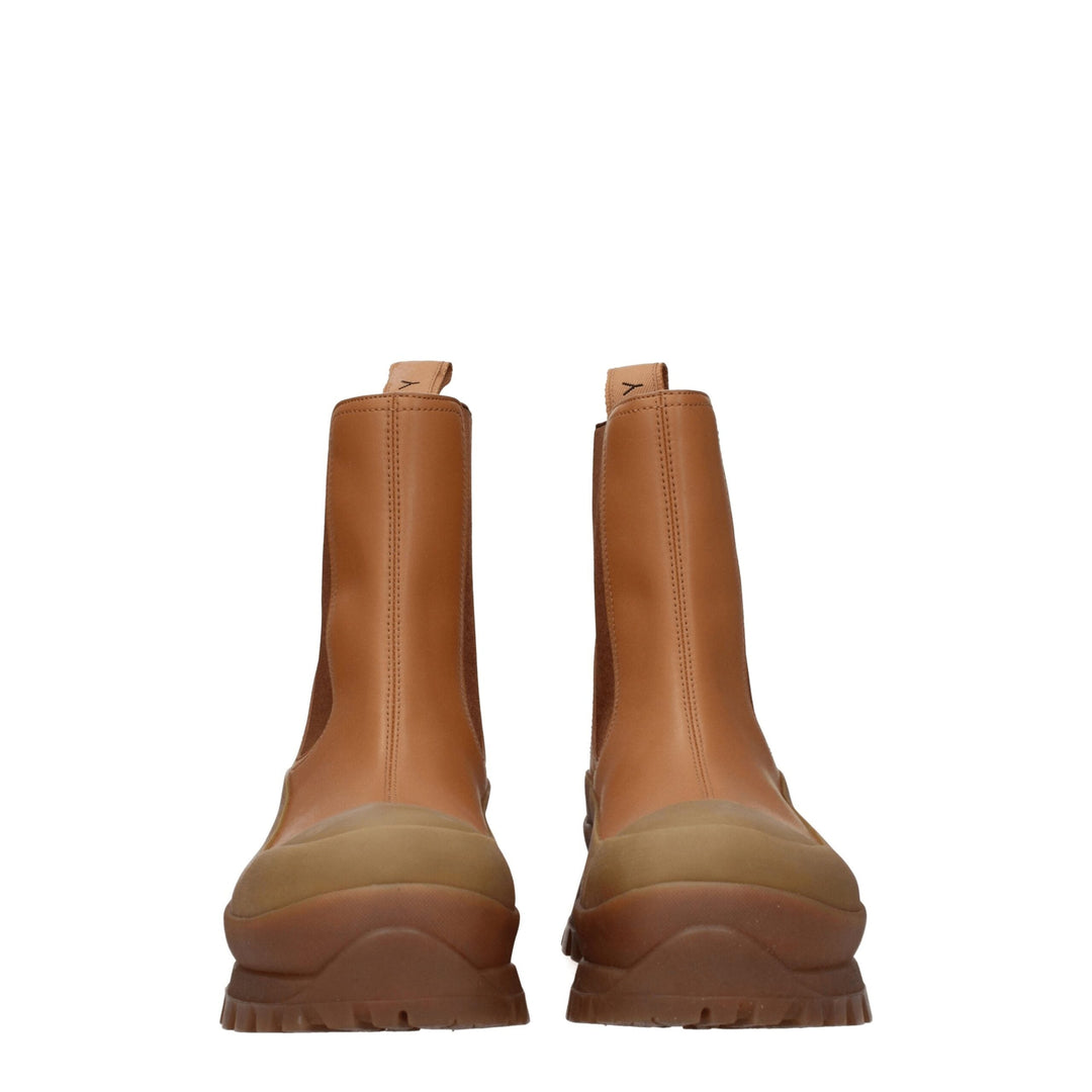Women’s Stella Mccartney Brown Leather Ankle Boots