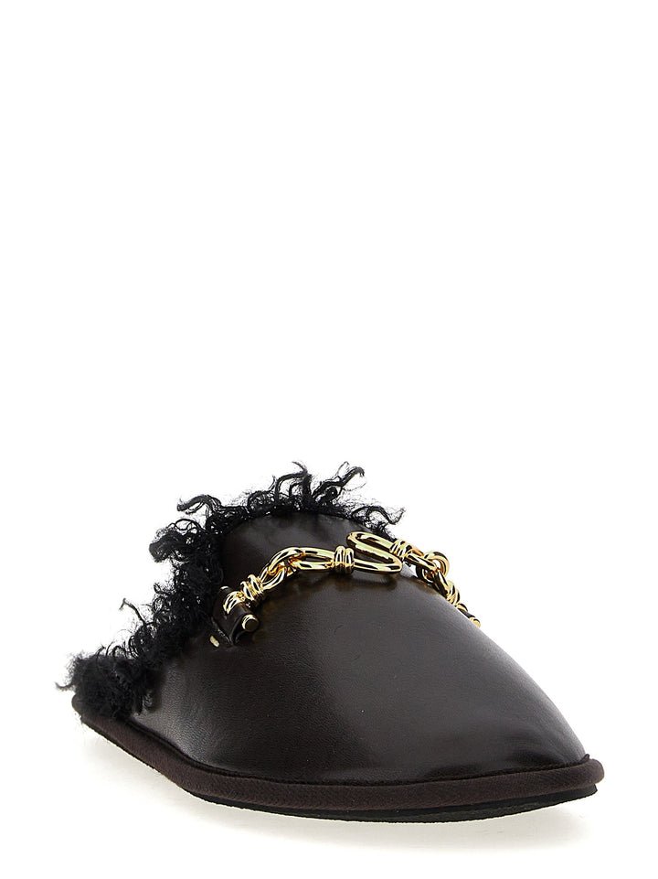 Women’s Stella Mccartney Brown Polyethylene Mules