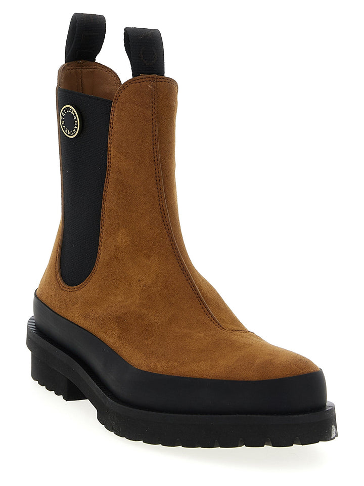 Women’s Stella Mccartney Brown Viscose Ankle Boots
