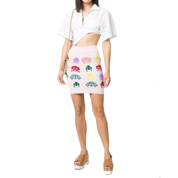 Women’s Stella Mccartney Multicolor Cotton Mini Skirt