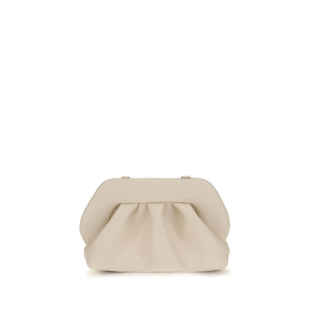 Women’s Themoirè Beige Polyethylene Handbag