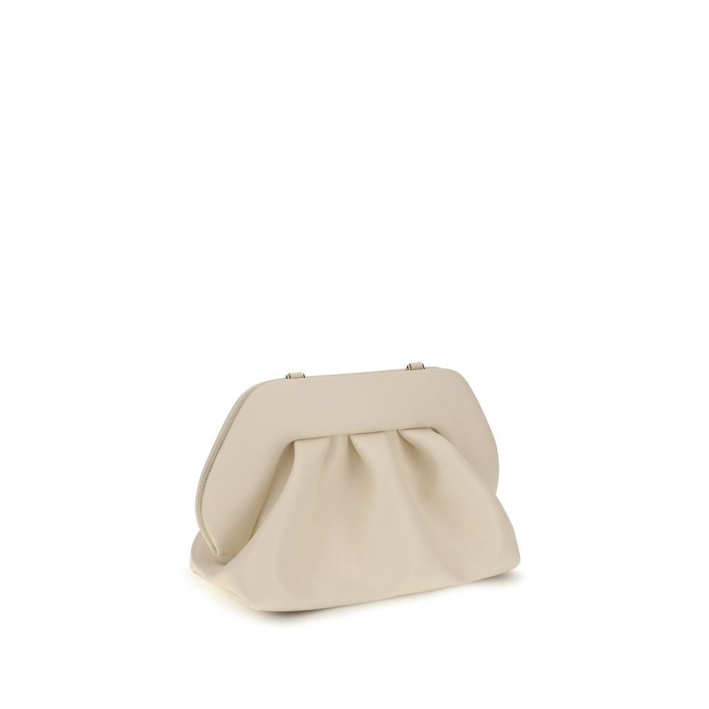 Women’s Themoirè Beige Polyethylene Handbag