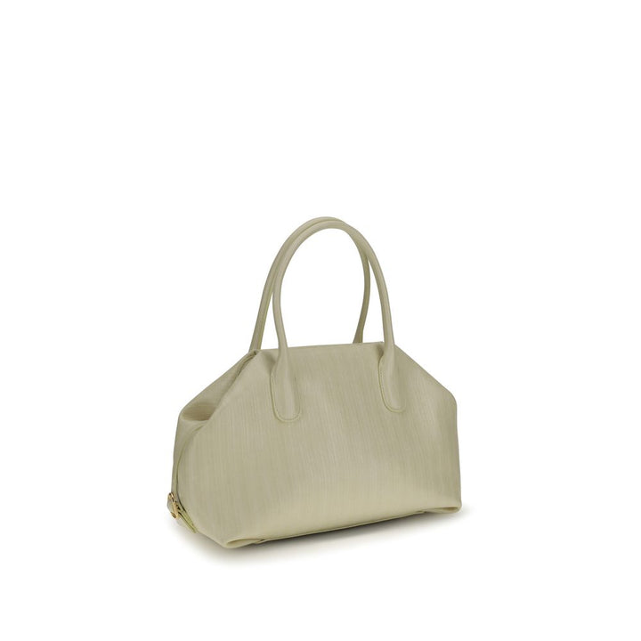 Women’s Themoirè Beige Polyethylene Shoulder Bag