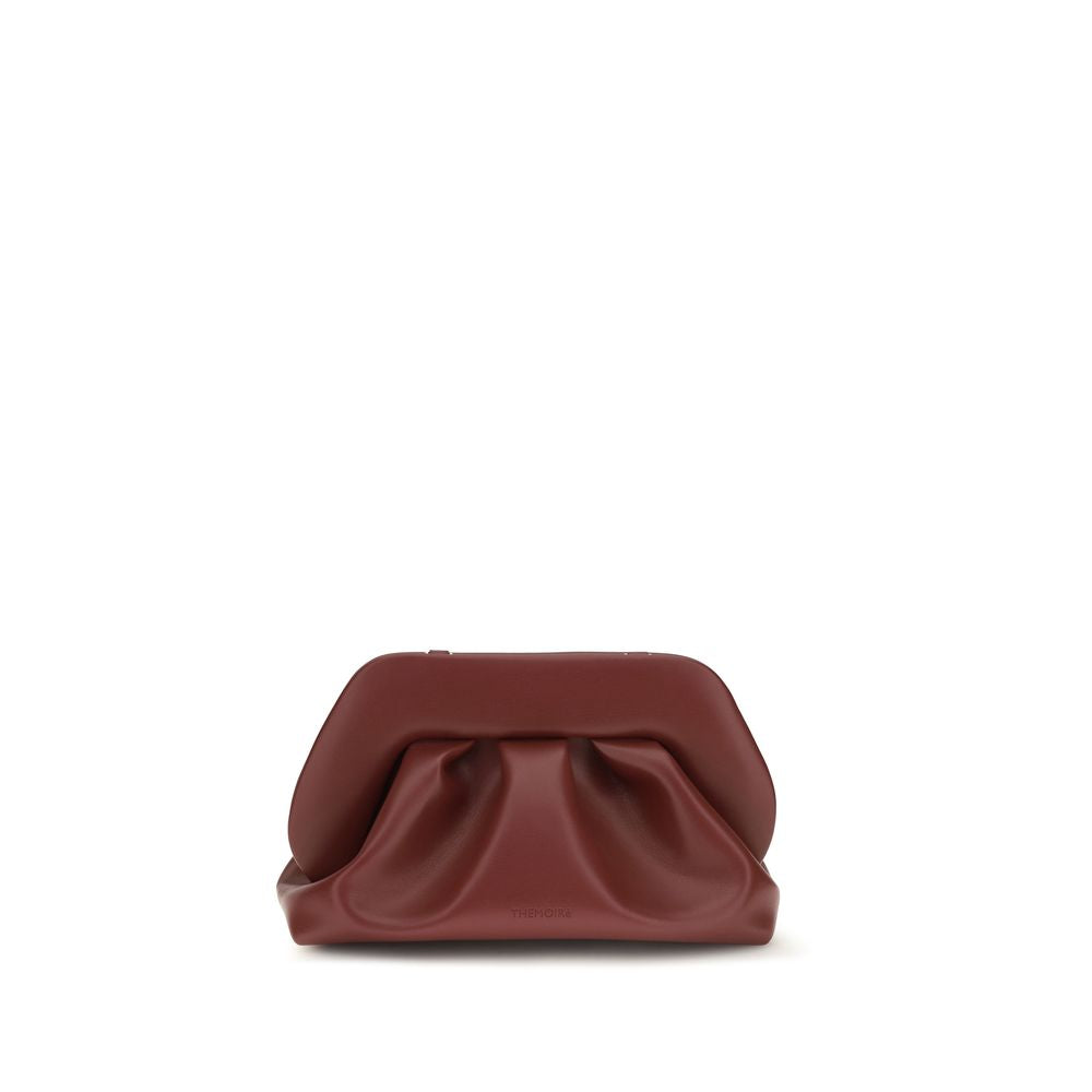 Women’s Themoirè Bordeaux Vegan Leather Clutch Bag