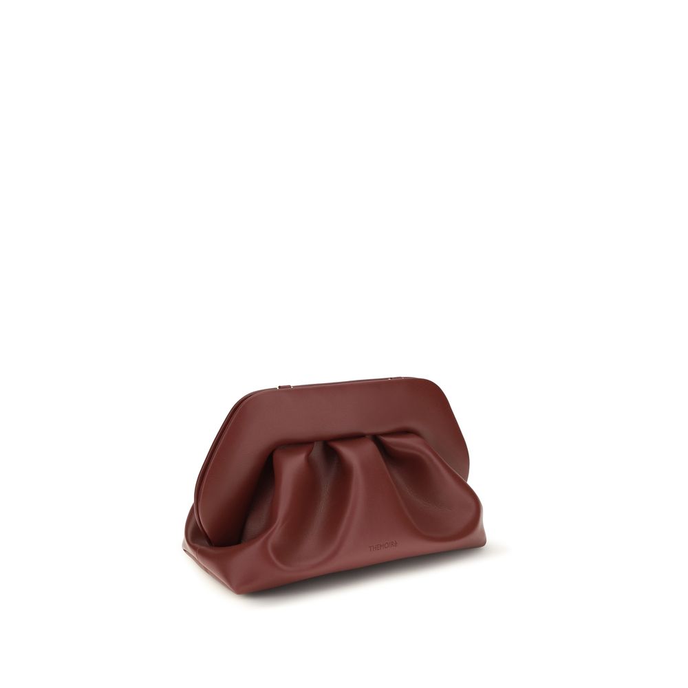 Women’s Themoirè Bordeaux Vegan Leather Clutch Bag