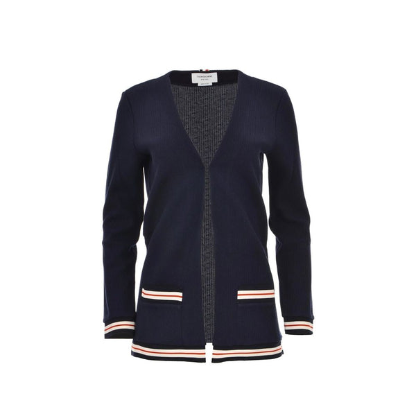 Women’s Thom Browne Blue Cotton Cardigan