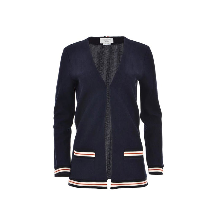 Women’s Thom Browne Blue Cotton Cardigan
