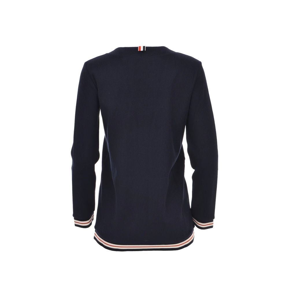 Women’s Thom Browne Blue Cotton Cardigan