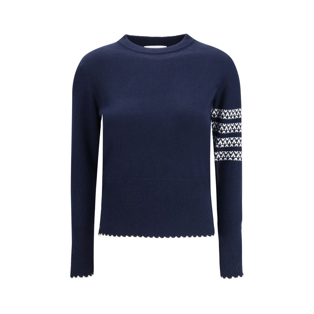Women’s Thom Browne Blue Wool Oves Aries Sweatshirt