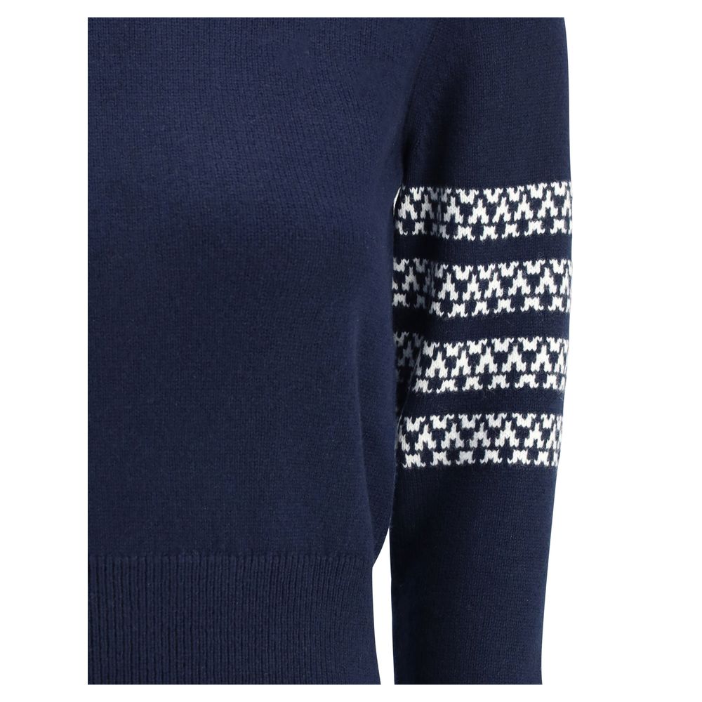 Women’s Thom Browne Blue Wool Oves Aries Sweatshirt