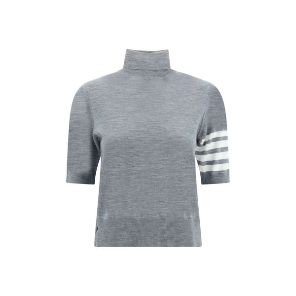 Women’s Thom Browne Gray Polyamide Turtleneck