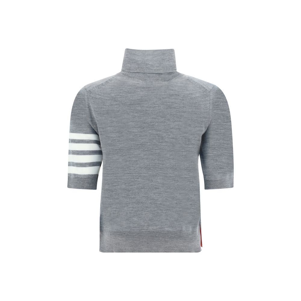 Women’s Thom Browne Gray Polyamide Turtleneck