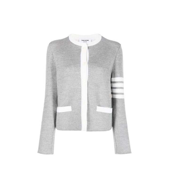Women’s Thom Browne Gray Wool Cardigan