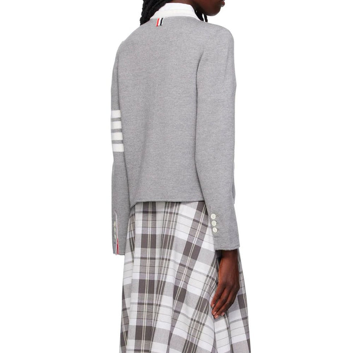Women’s Thom Browne Gray Wool Cardigan