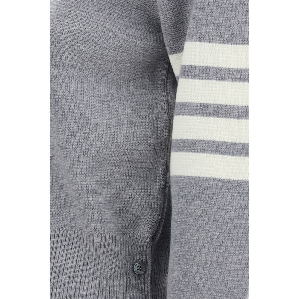 Women’s Thom Browne Gray Wool Oves Aries Sweatshirt