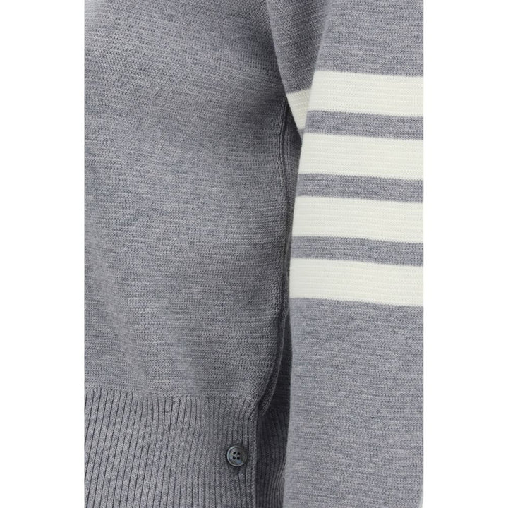 Women’s Thom Browne Gray Wool Oves Aries Sweatshirt
