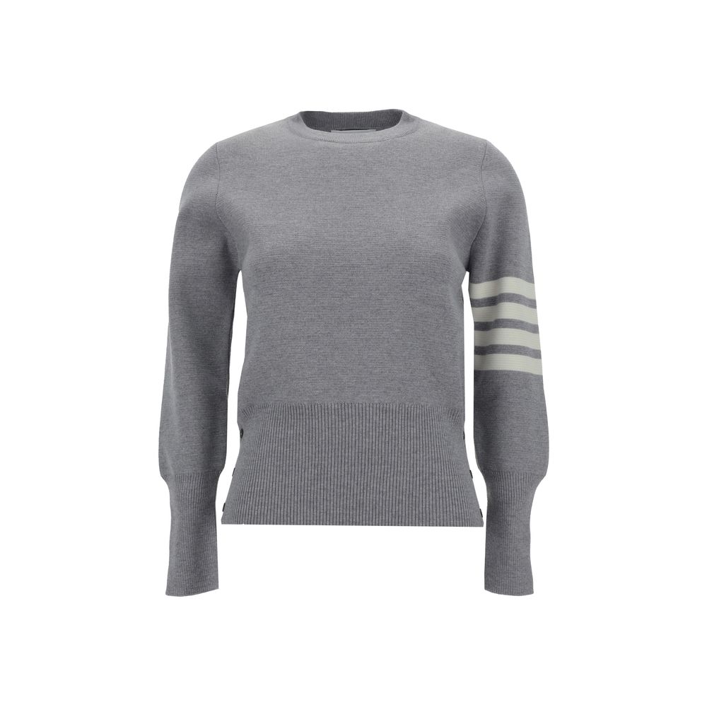 Women’s Thom Browne Gray Wool Oves Aries Sweatshirt