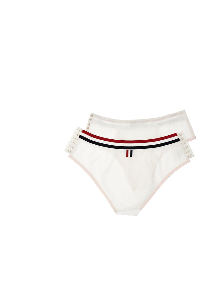 Women’s Thom Browne White Cotton Briefs