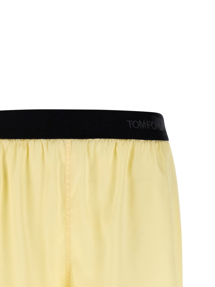 Women’s Tom Ford Bicolor Silk Bermuda Shorts
