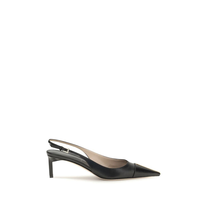 Women’s Tom Ford Black Calf Leather Bos Taurus Mid Heel Pumps