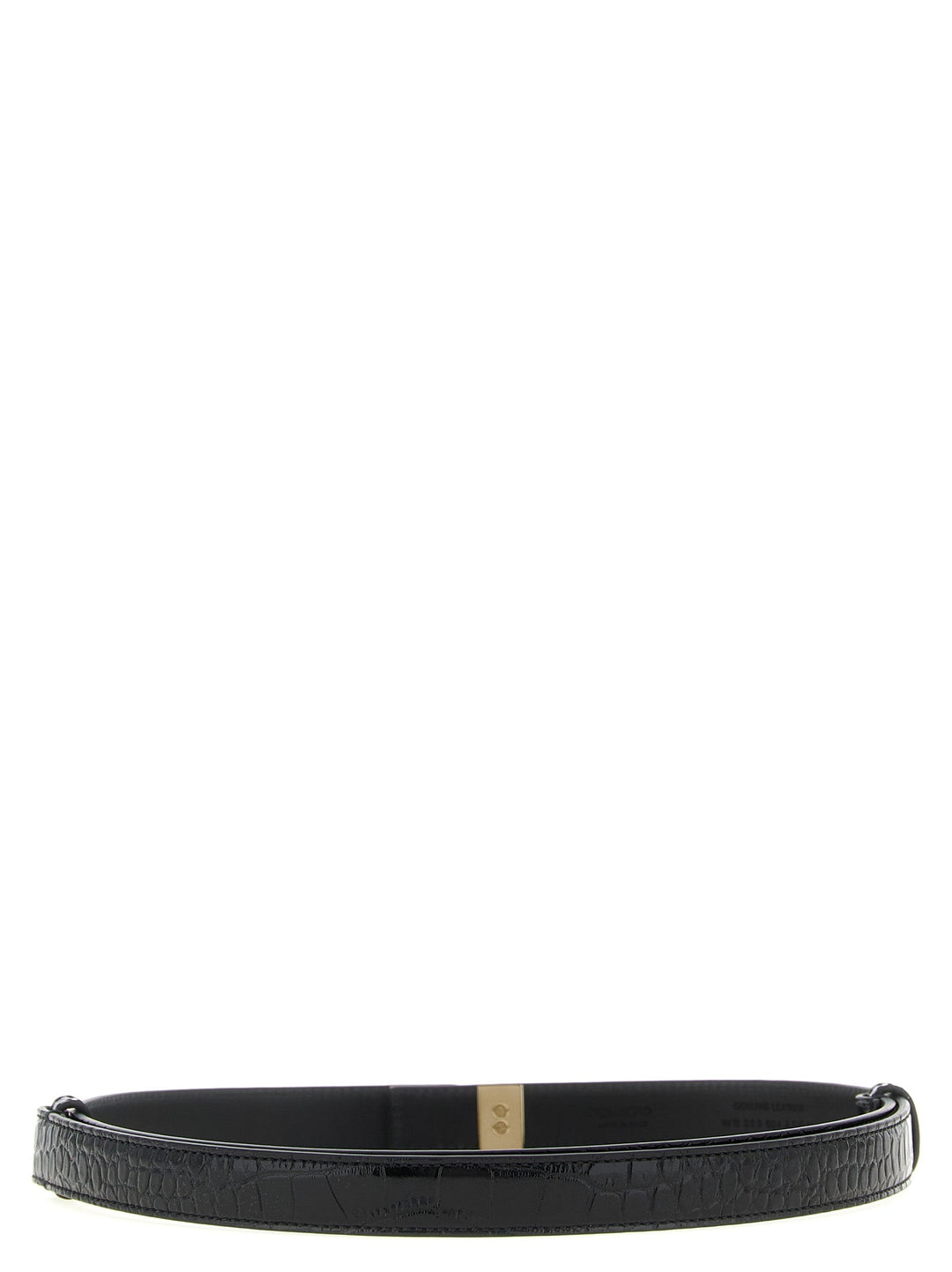 Women’s Tom Ford Black Calfskin Regular Belt