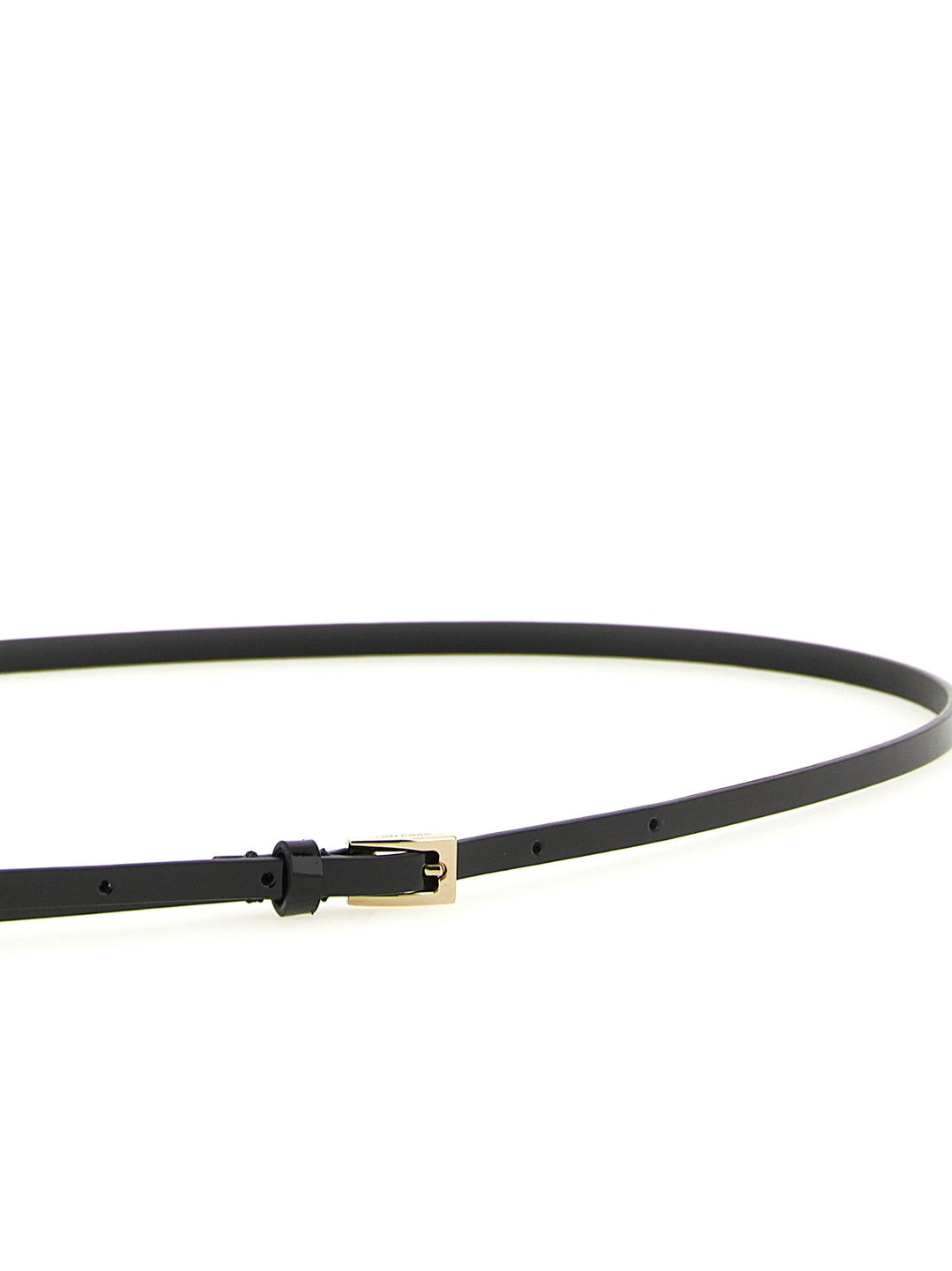 Women’s Tom Ford Black Calfskin Thin Belt