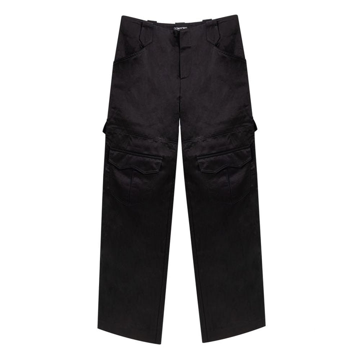 Women’s Tom Ford Black Viscose Cargo Pants