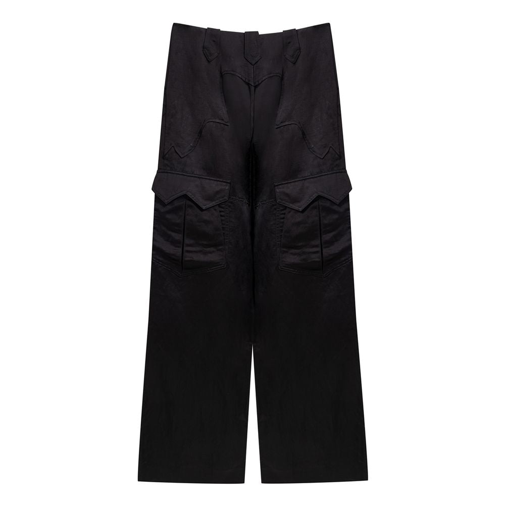 Women’s Tom Ford Black Viscose Cargo Pants
