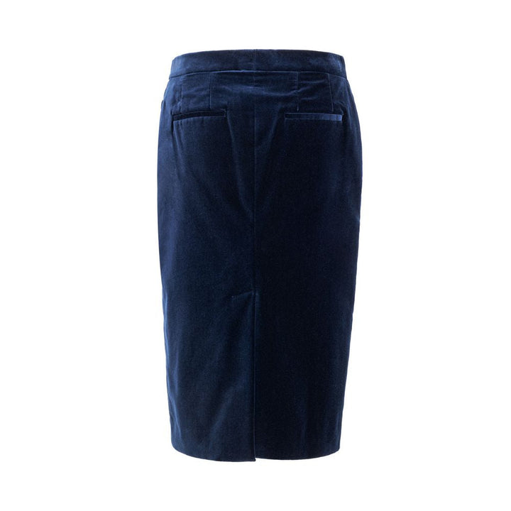 Women’s Tom Ford Blue Cotton Midi Skirt