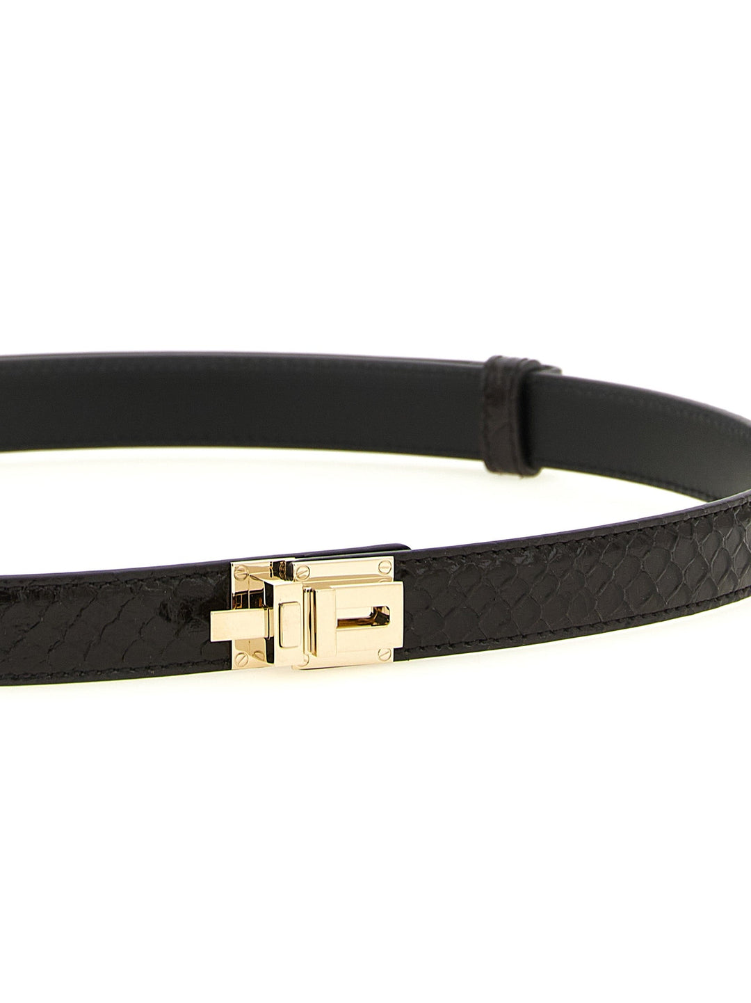 Women’s Tom Ford Brown Calfskin Regular Belt