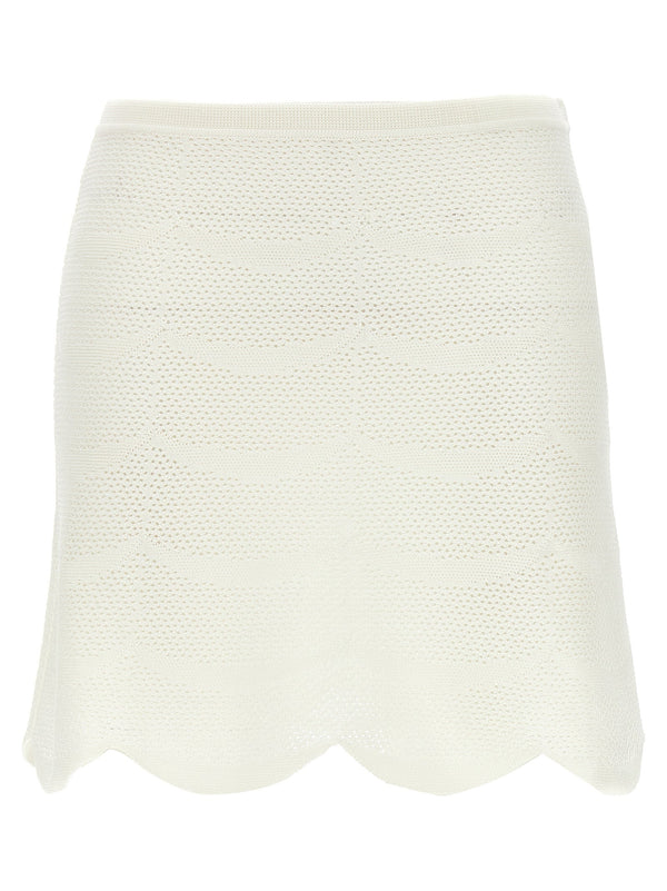 Women’s Tom Ford White Cotton Long Skirt